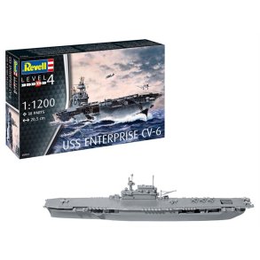 USS Enterprise CV-6 - 1:1200 - Revell