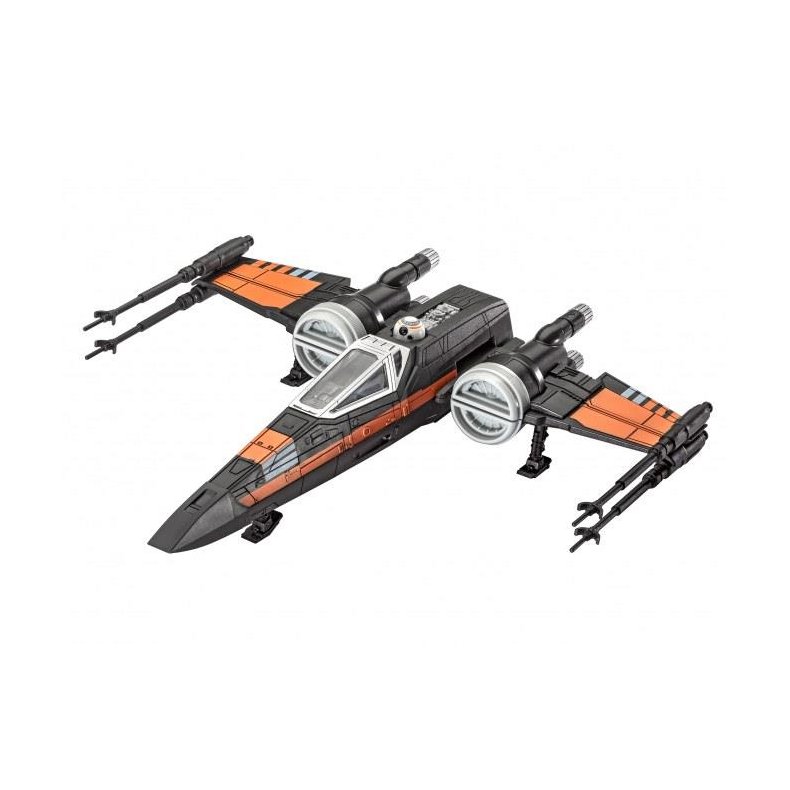 STAR WARS Poe's X-wing Fighter m/lyd - 1:78 - "Build  &amp; Play model kit" - Revell (Udsolgt fra fabrik)