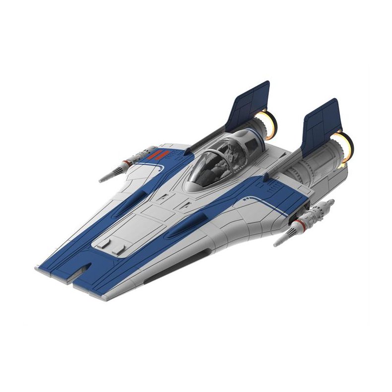 STAR WARS Resistance A-Wing Fighter, bl m/lys &amp; lyd - 1:44 - "Build  &amp; Play model kit" - Revell