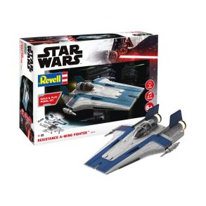 STAR WARS Resistance A-wing Fighter, blue, m/lys & lyd - 1:44 - 