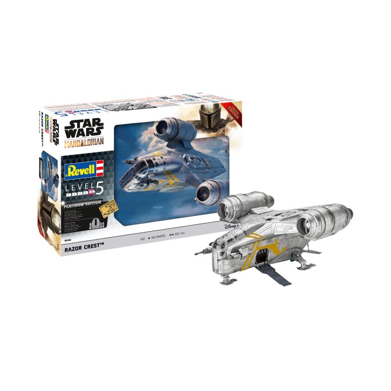 STAR WARS The Mandalorian: Razor Crest - Platinum Edition - 1:72 - Revell
