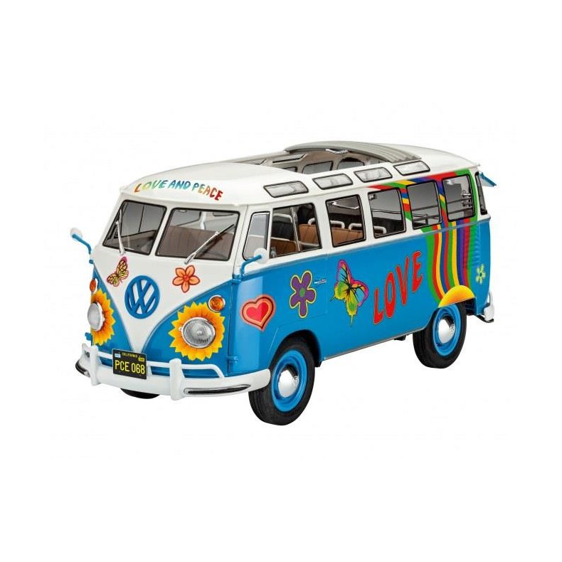 VW T1 Samba Bus "Flower Power" - 1:24 - Revell