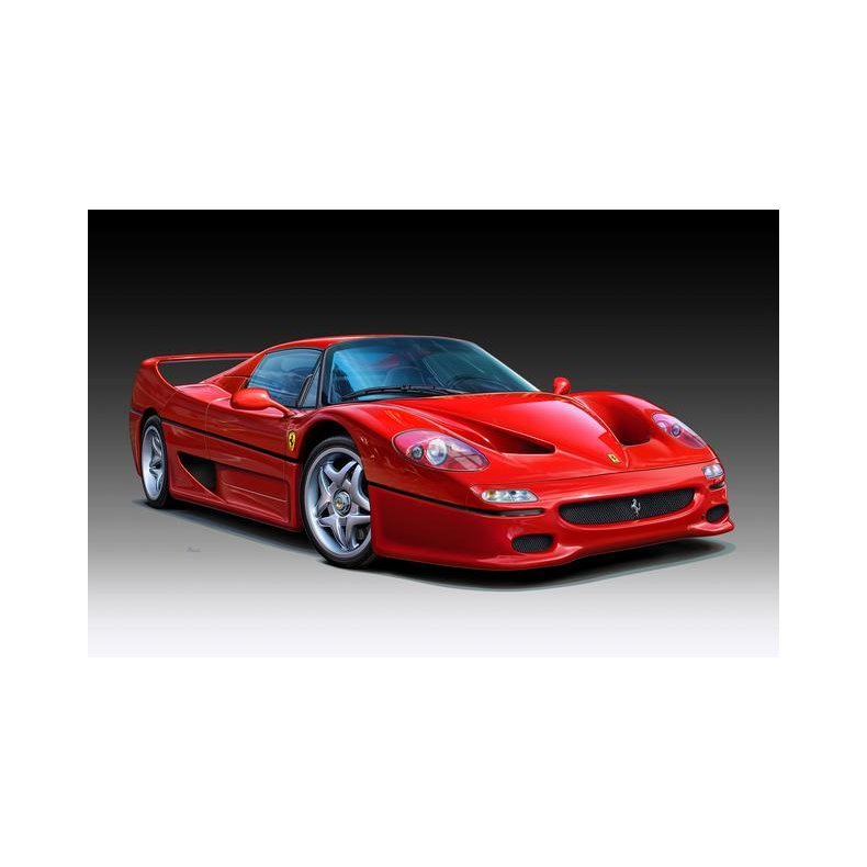 F50 Ferrari - 1:24 - Revell (Udsolgt fra fabrik)