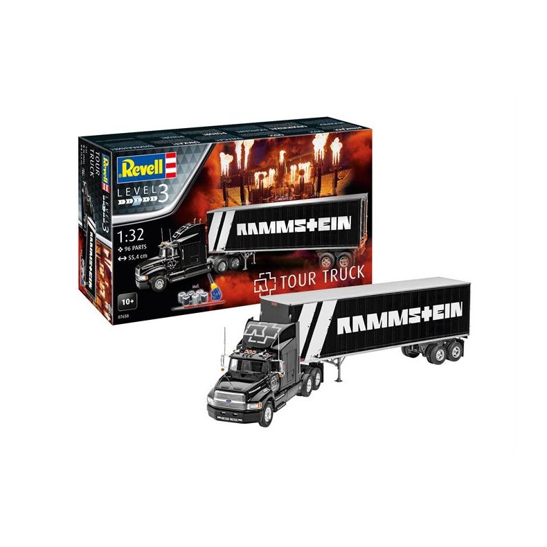 Truck &amp; Trailer "Rammstein - Tour Truck" - 1:32 - Revell