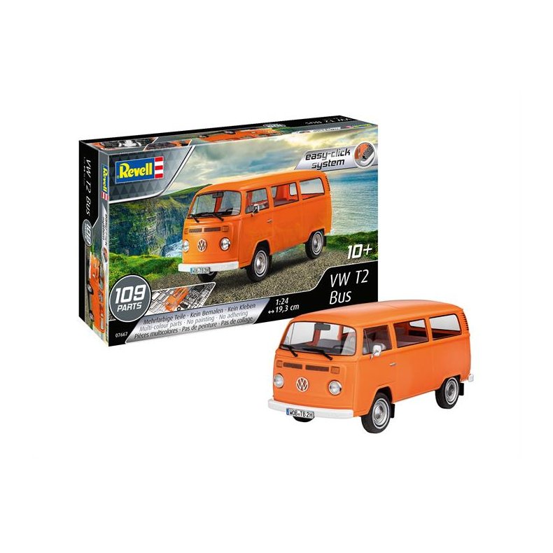 VW T2 Bus - 1:24 - "easy-click system" - Revell