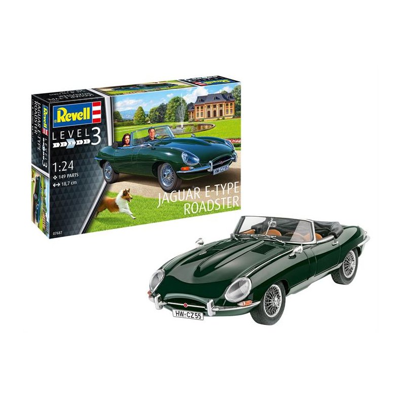 Jaguar E-Type Roadster - 1:24 - Revell