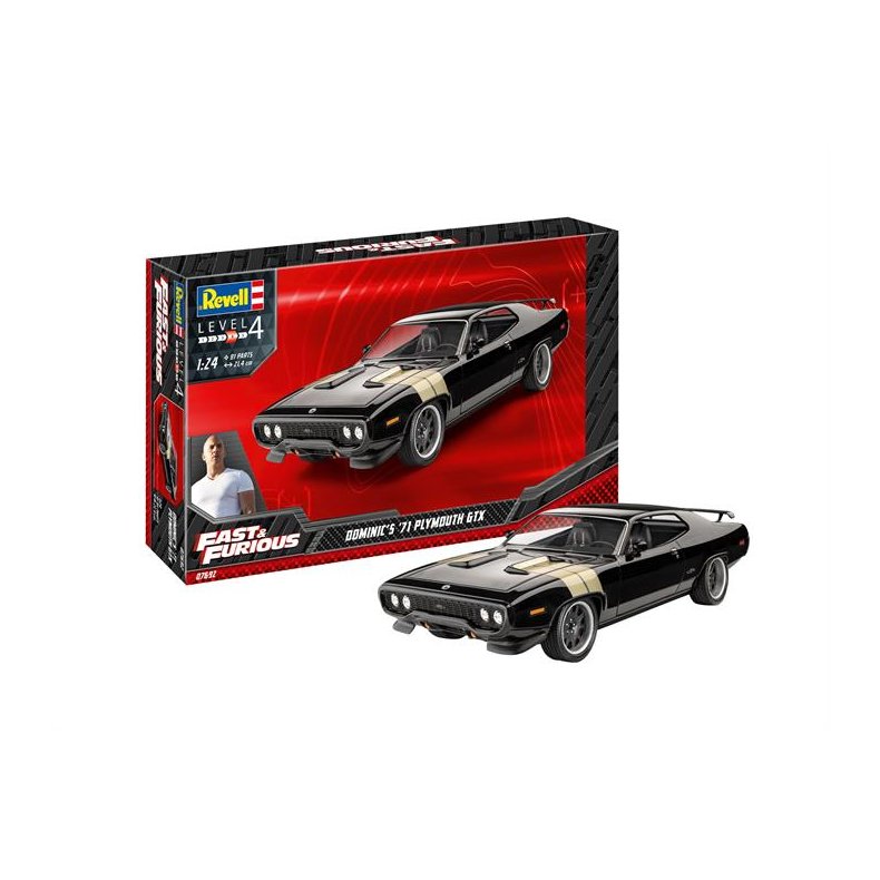 Fast &amp; Furious - Dominic's 1971 Plymouth GTX - 1:25 - Revell