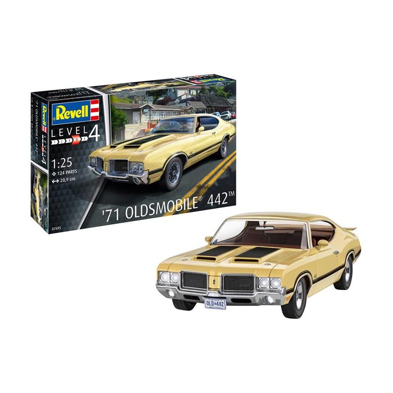 '71 Oldsmobile 442 Coup - 1:25 - Revell