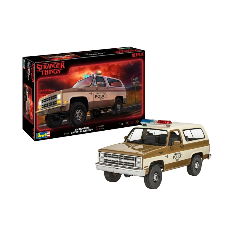 Stranger Things (Netflix) - 1985 Chevrolet K5 Blazer "Jim Hopper" - 1:25 - Revell