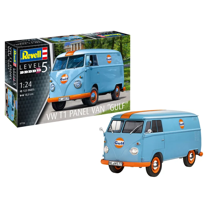 VW T1 panel van "Gulf" - 1:24 - Revell