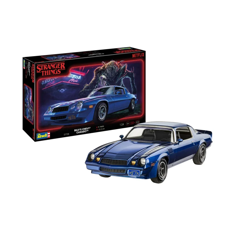 Stranger Things (Netflix) - Chevy Camaro Z/28 "Billy" - 1:24 - Revell