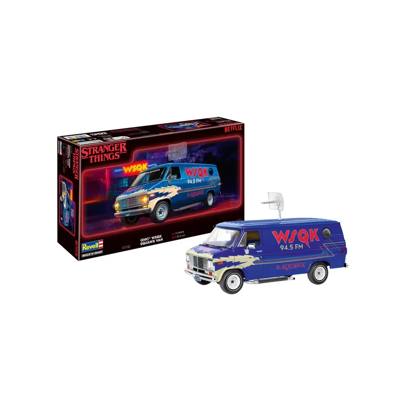 Stranger Things (Netflix) - GMC WSQK Squawk Van - 1:25 - Revell
