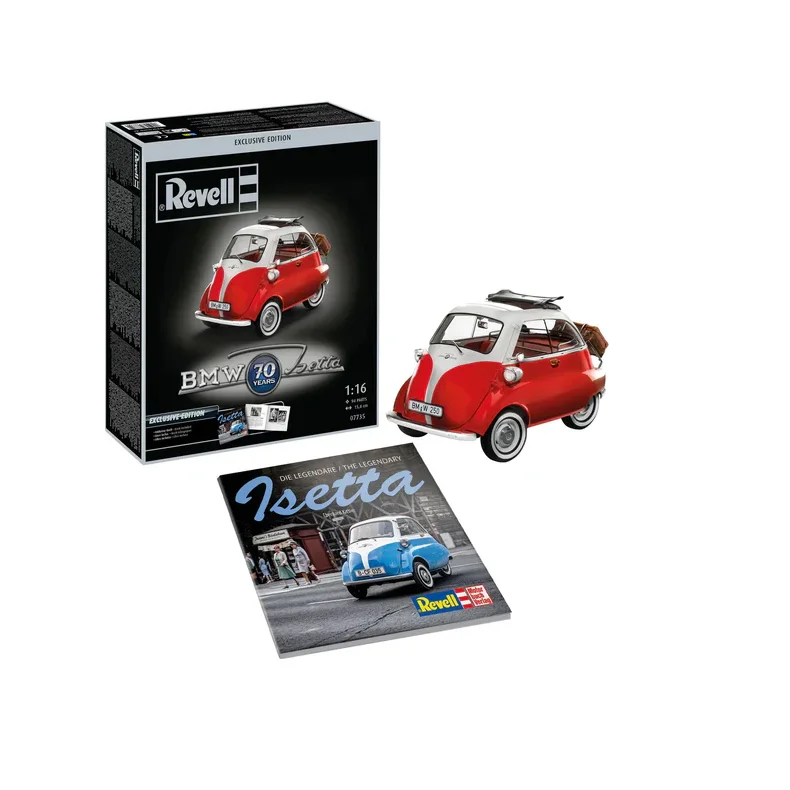 BMW Isetta 250 - 70th Anniversary "Exclusive Edition" (inkl. bog, tysk/engels tekst) - 1:16 - Revell
