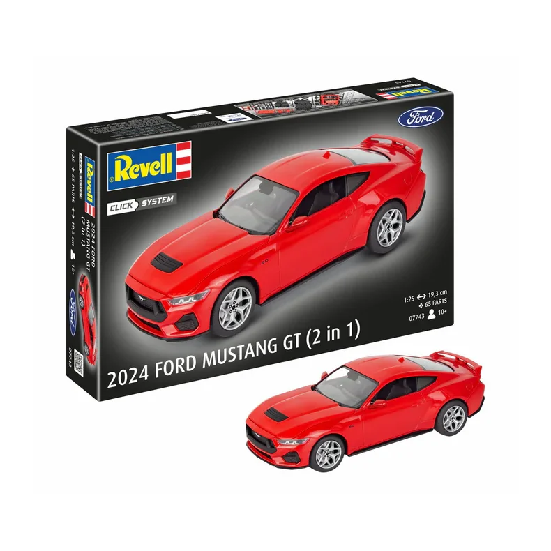2024 Ford Mustang GT (2 in 1) - 1:25 - "Click System" - Revell