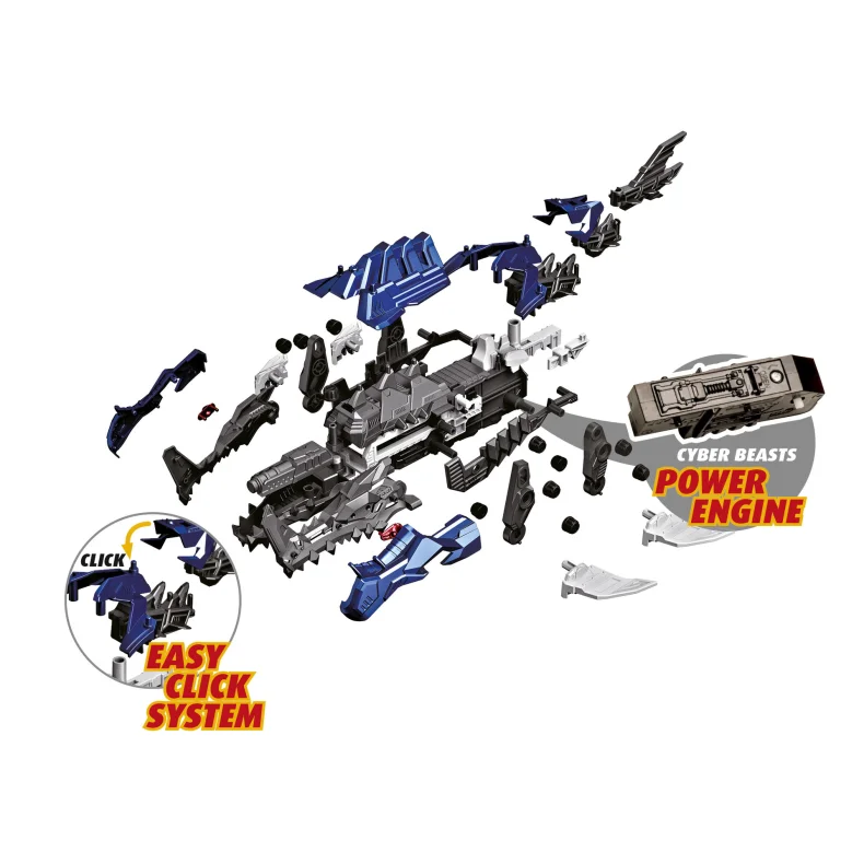 CyberBeasts: HydroFang - 1:35 - "easy-click system" - Revell