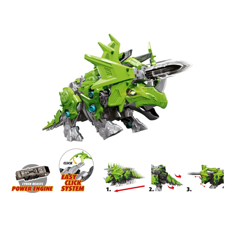 CyberBeasts: TerraTops - 1:35 - "easy-click system" - Revell