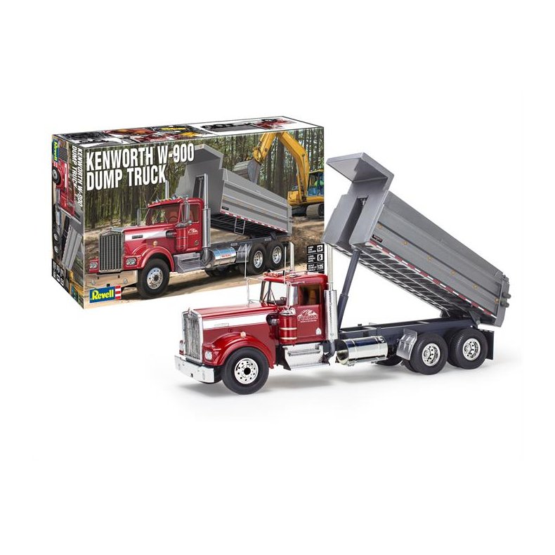 Kenworth W-900 Dump Truck - 1:25 - Revell-Monogram (US varenummer: 85-2628)