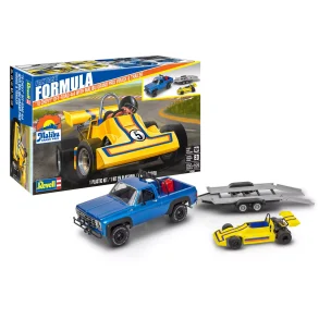 1978 Chevy Off-Road 4x4 with Malibu Grand Prix Virage (go-kart) & Trailer - 1:25 - Revell-Monogram