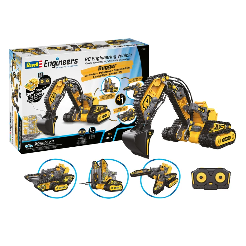 RC Engineering Vehicle 4in1 - 1:27 - "Engineers - Build to discover" - Revell