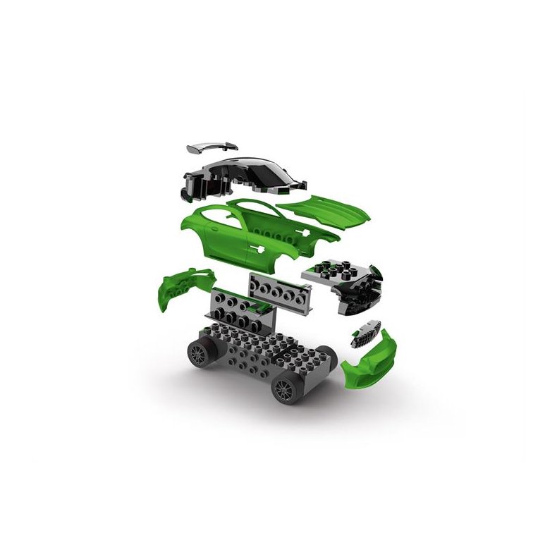 Build 'n Race - Mercedes AMG GT R, grn - Pullback action - Revell