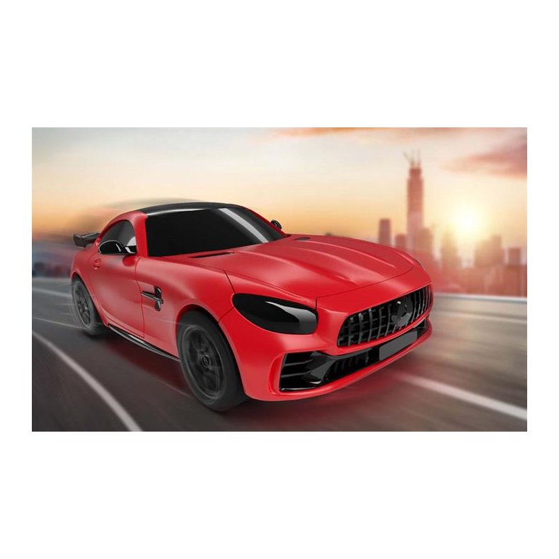 Build 'n Race - Mercedes AMG GT R, rd - Pullback action - Revell