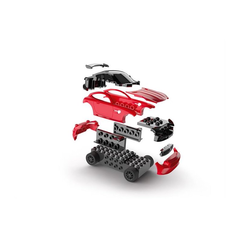 Build 'n Race - Mercedes AMG GT R, rd - Pullback action - Revell