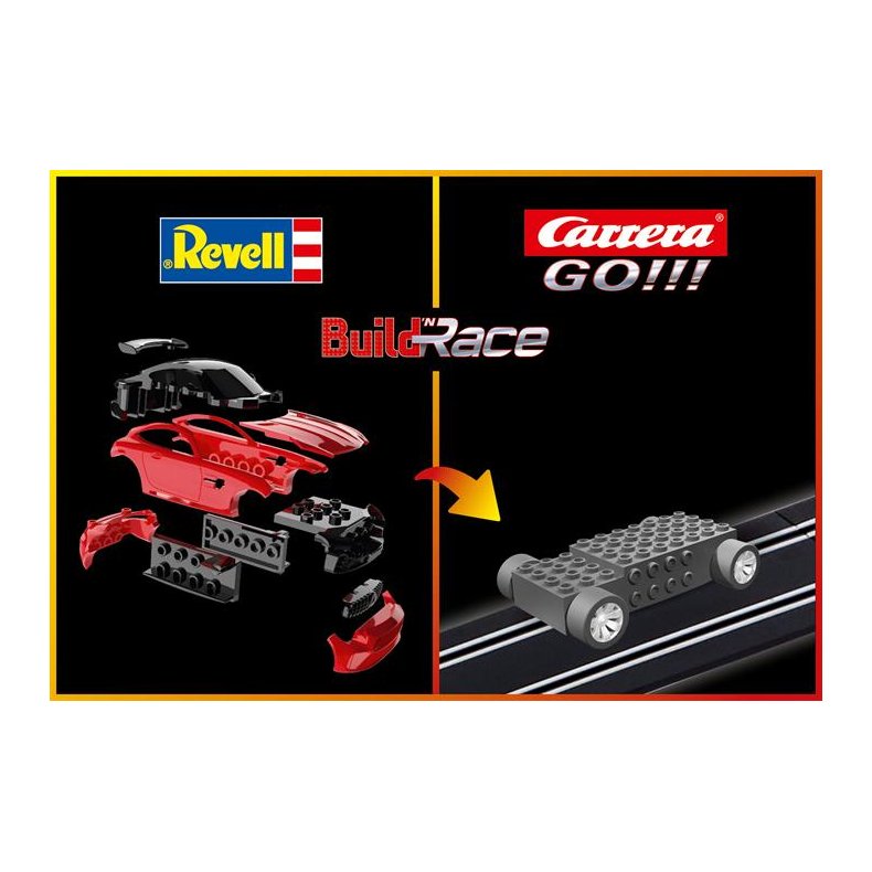 Build 'n Race - Mercedes AMG GT R, rd - Pullback action - Revell