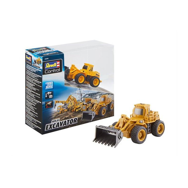 Mini RC Excavator (gummiged/wheel loader) - RTR - 27 MHz - Revell Control