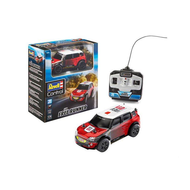 R/C Rallye Car Free Runner - 1:28 - RTR - 40 MHz - Revell Control