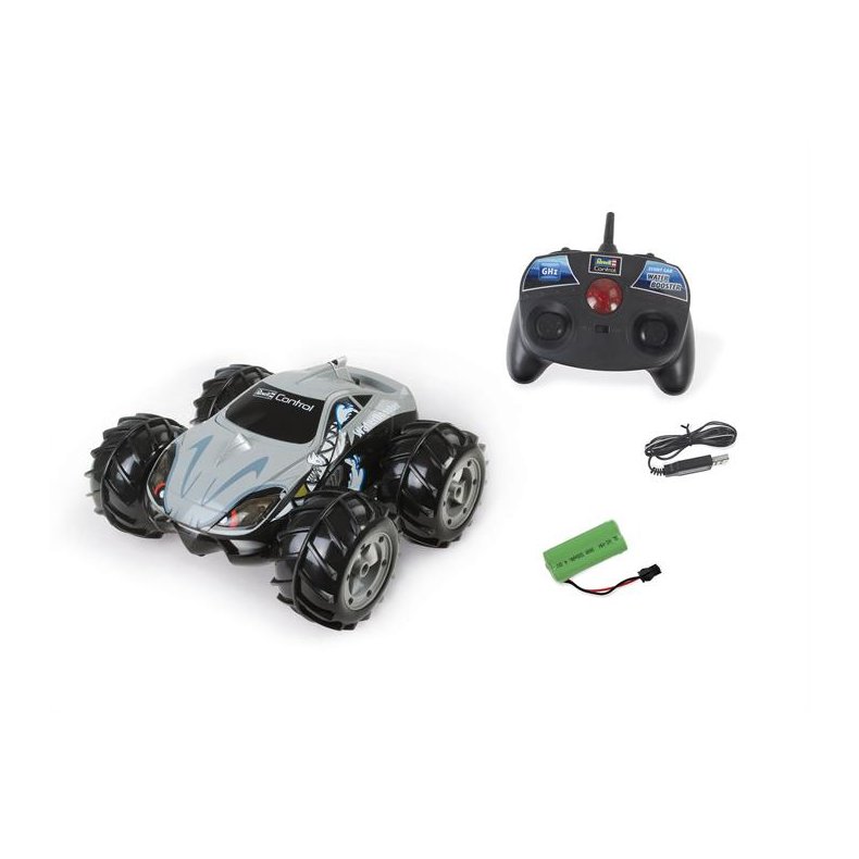 R/C Stunt Car "Water Booster" (land og vand) - RTR - GHz - Revell Control