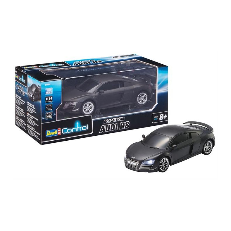 R/C Audi R8 - 1:24 - RTR - 40 MHz - Revell Control