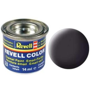 (06) - Tar black, mat (RAL 9021) - 14 ml - Revell