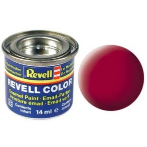 (36) - Carmine red mat (RAL 3002) - 14 ml - Revell