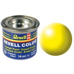 (312) - Luminous yellow silk mat (RAL 1026) - 14 ml - Revell
