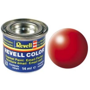 (332) - Luminous red silk mat (RAL 3026) - 14 ml - Revell