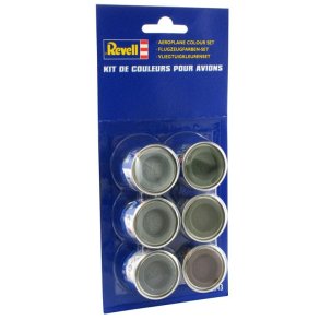 Farvest til fly / Aeroplane Colour Set - 6 x 14 ml - Revell