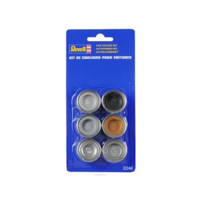 Farvest til biler / Car Colour Set - 6 x 14 ml - Revell