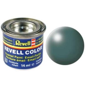 (364) - Leaf green silk mat (RAL 6001) - 14 ml - Revell