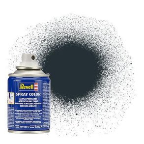 (09) - Spray Color, Anthracite mat (RAL 7021) - 100 ml - Revell