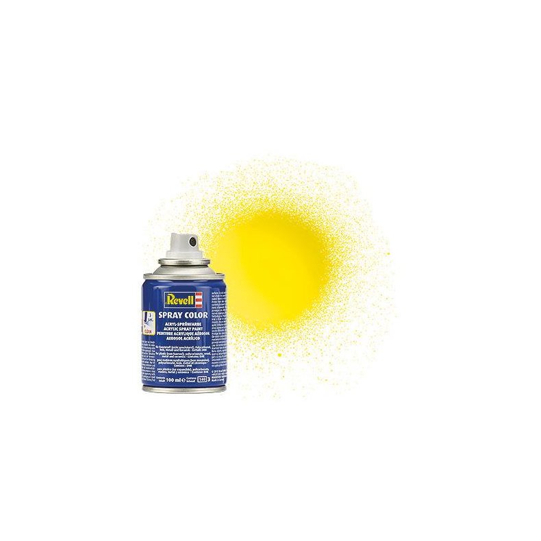 (12) - Spray Color, Yellow gloss (RAL 1018) - 100 ml - Revell