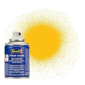 (15) - Spray Color, Yellow mat (RAL 1017) - 100 ml - Revell