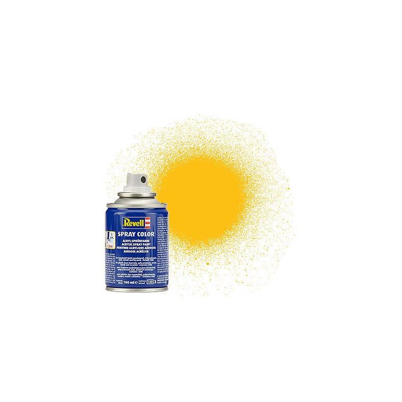 (15) - Spray Color, Yellow mat (RAL 1017) - 100 ml - Revell