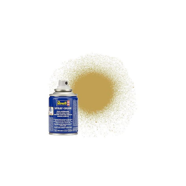 (16) - Spray Color, Sandy yellow mat (RAL 1024) - 100 ml - Revell