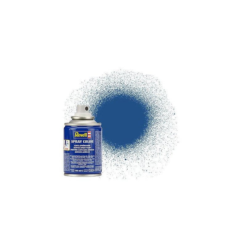 (56) - Spray Color, Blue mat (RAL 5000) - 100 ml - Revell