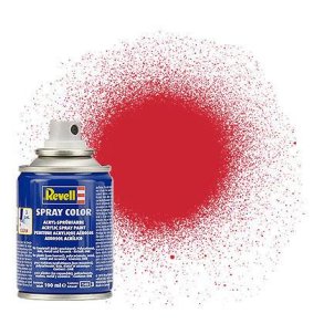 (330) - Spray Color, Fiery red silk (RAL 3000) - 100 ml - Revell