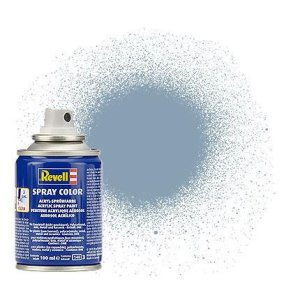 (374) - Spray Color, Grey silk (RAL 7001) - 100 ml - Revell