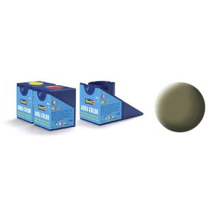 (45) - Aqua Color, Light olive mat (RAL 7003) - 18 ml - Revell
