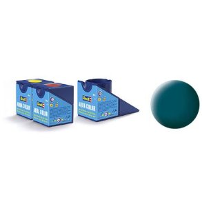(48) - Aqua Color, Sea green mat (RAL 6028) - 18 ml - Revell