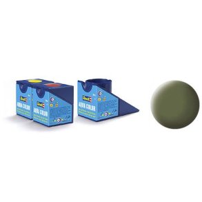 (68) - Aqua Color, Dark green mat - 18 ml - Revell