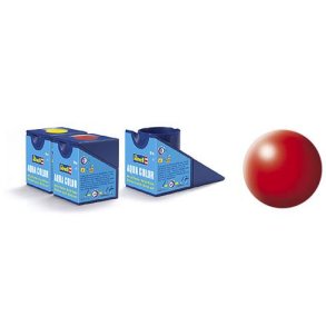 (332) - Aqua Color, Luminous red silk (RAL 3026) - 18 ml - Revell